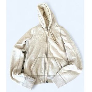 Hollister Cream Hooded Jacket